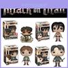 Attack On Titan Levi I Mikasa Model Pvc Zabawki 13cm Niestatyczne Do Samodzielnego Montażu Eksport Różne Kolory