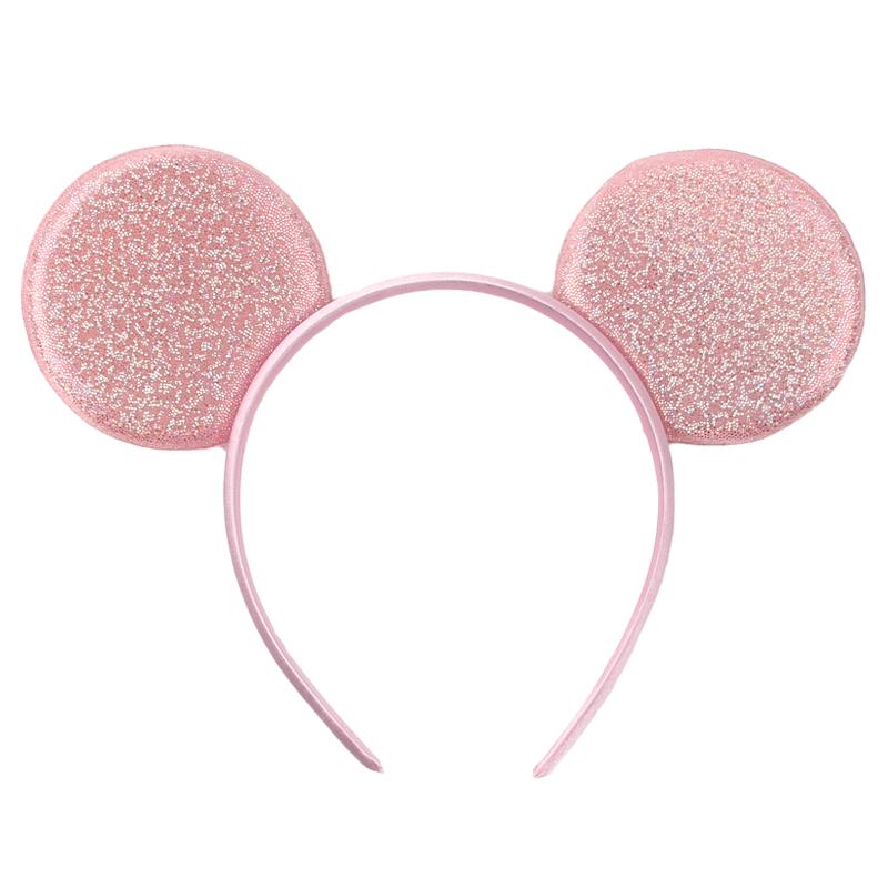 Einfarbiger Mausohren-Stirnband für Mädchen Frauen Geburtstagsparty Haarband Festival Cosplay Haarschmuck