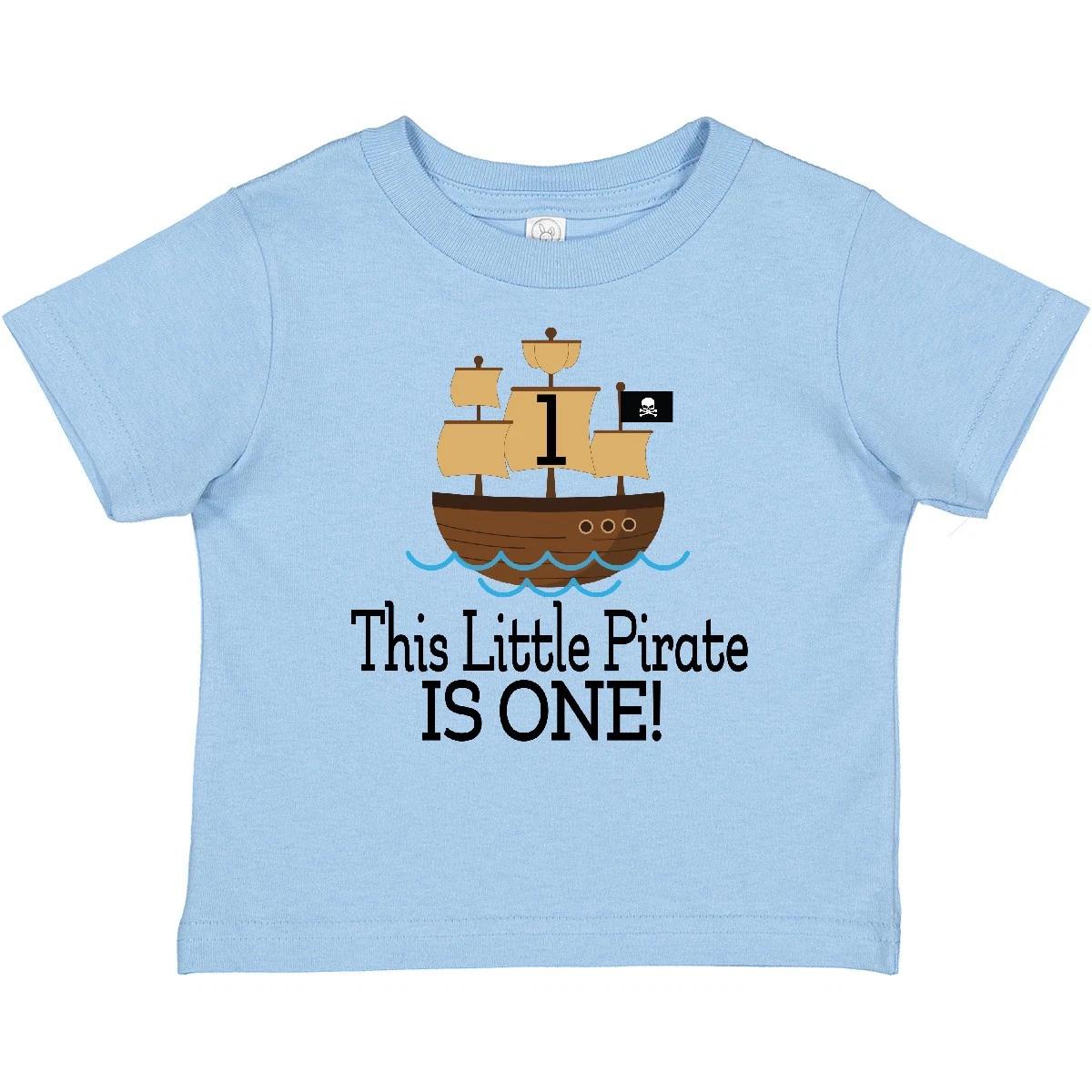 Inktastic Pirate 1st Birthday Party Baby T-Shirt Boys Cute Clothing First Outfit 160