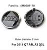 for 2pvcz A6L A7 A8 A3 A4 A5 A6 S3 S4 Q3 Q5 Q5L Q7 RS3 RS4 RS5 RS6 TT 4pcs 60/61/68/69/77MM/135MM Car Wheel Center Hup Cap Cover pvcz2