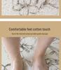 Modern Minimalist Anti-Slip Bathroom Silk Ring Mat - Cuttable, Dirt-Resistant, Hollow Drain Foot Pad