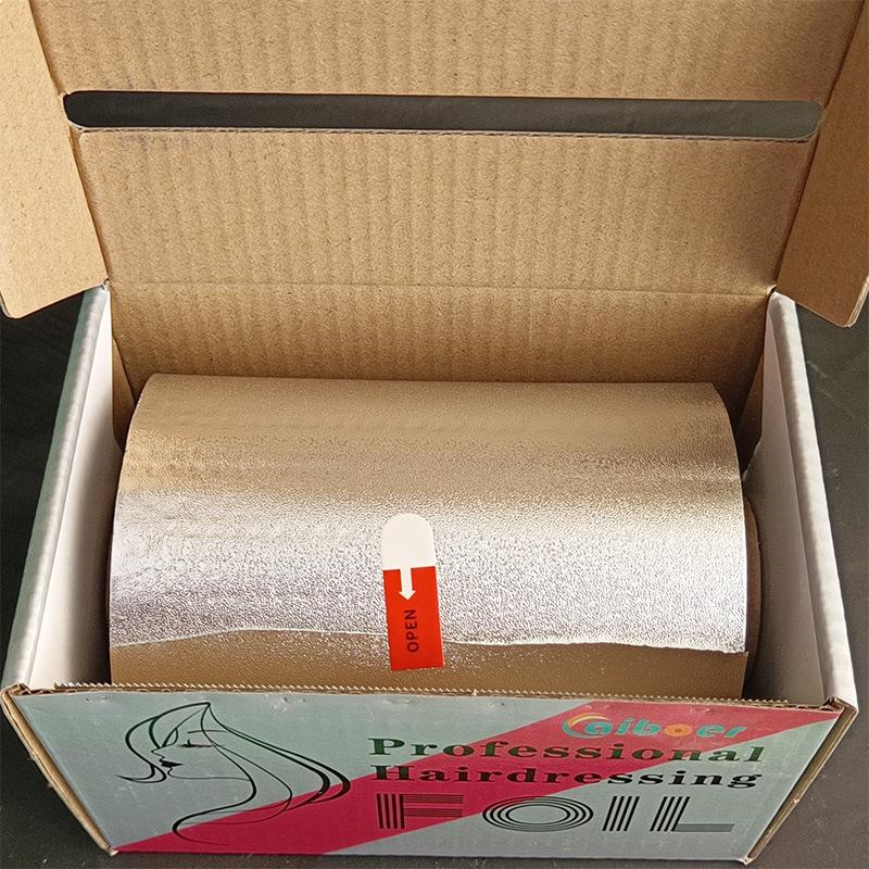 Smooth Embossed Orange Peel Aluminum Foil for Perming & Dyeing, 100m.