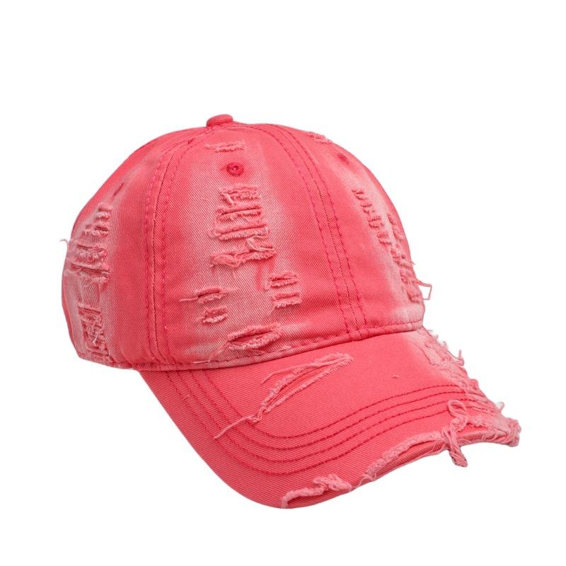 Zerrissene Baseballkappe im Vintage-Stil für Damen/Herren, Sonnenschutz-Schirmmütze für den Außenbereich