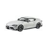 AOSHIMA 1/32 Raku Plastic Snap Kit No.13-WT Toyota GR Supra 2019 White Metallic Color-coded Plastic Model (Car)