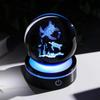 3D Sea Turtle Crystal Ball Night Light with LED Colorful Lighting Touch Base Glass Sphere Lamp for Birthday Turtle Figurine Christmas Ornaments