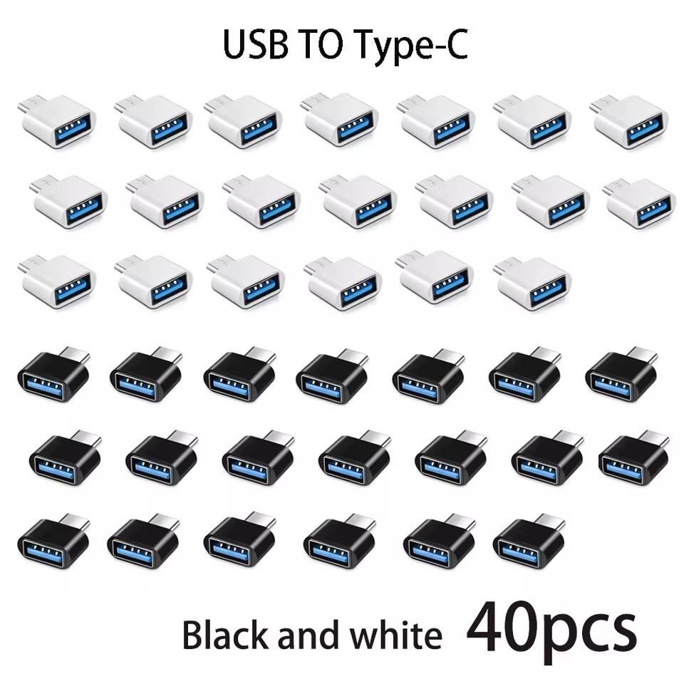 USB 3.0 Typ-C auf USB 2.0 OTG Adapter für Samsung Huawei Xiaomi Honor Redmi OPPO OnePlus Android Handy Datensynchronisation USB-C Konverter