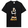 New Hook Ups Sexy A Nun Graphic T-Shirt For Men O-neck Cotton T Shirt Clothing Oversized Tshirt Hip Hop Tees