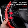 2pcs Car Accessories Carbon Fiber Non-Slip Steering Wheel Cover For Ford Focus Mondeo Kuga Fiesta MK7 Escort Explorer Edge 2 4 MK2 MK4