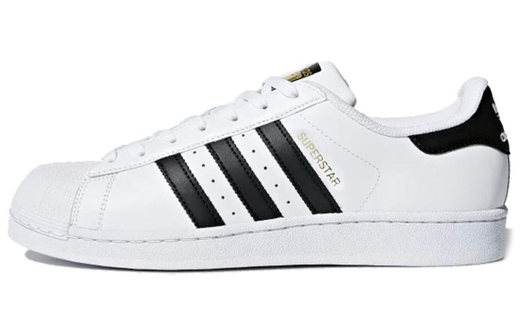 Superstar Adidas Originals  White Black  C77124 44