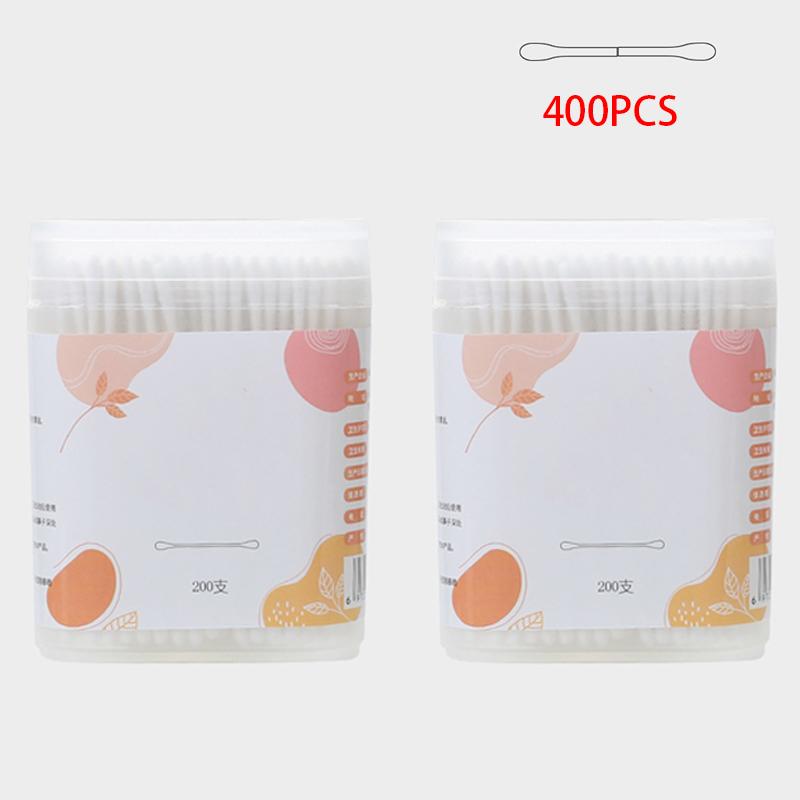 

400 шт. органических детских ватных палочек, бумажные палочки, ватные палочки для чистки ушей и носа у младенцев, ультрабезопасные, гипоаллергенные, биоразлагаемые