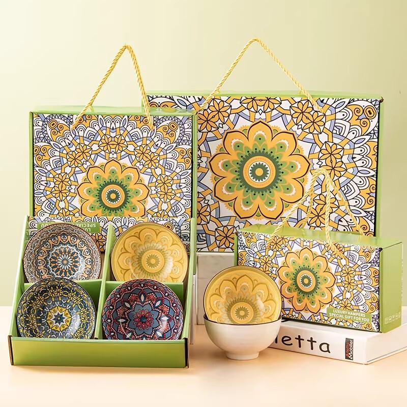 Ceramiczna miska i zestaw pałeczek Szczęśliwy Kot