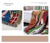 Multifunctional Jacquard Tapestry Blanket: Moisture-Proof Picnic Mat & Sofa Throw