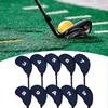 10Pcs Soft Golf Iron Head Covers Protective Golf Headcover Protective Cover Rod Head Cases Golf Accessories Nduring