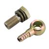 Pair of M12 * 1.25mm Motorcycle Refit Oil Cooler Fittings Plug M8 Ball Head Adapter