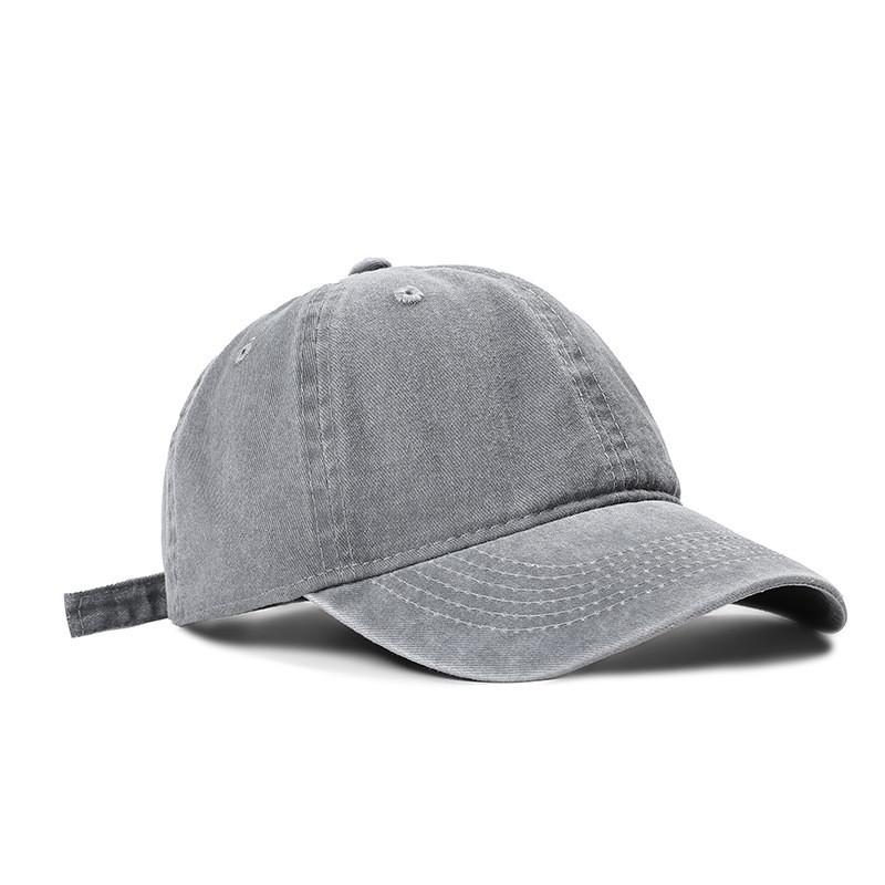 Fashionable Pure Cotton Baseball Hat Soft Brim And Size Adjustable
