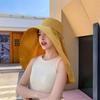 Fashion Sun Protection Quick-Drying Sun Hat With Large Brim Shawl Fisherman Hat For Women