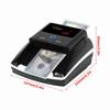 Macchina Conta Soldi Dollaro Euro UV MG WM IR Rilevatore di Banconote False Contabanconote per Negozi di Alimentari