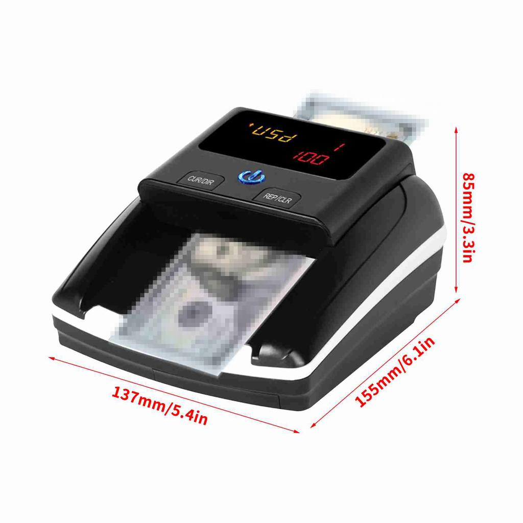 Macchina Conta Soldi Dollaro Euro UV MG WM IR Rilevatore di Banconote False Contabanconote per Negozi di Alimentari