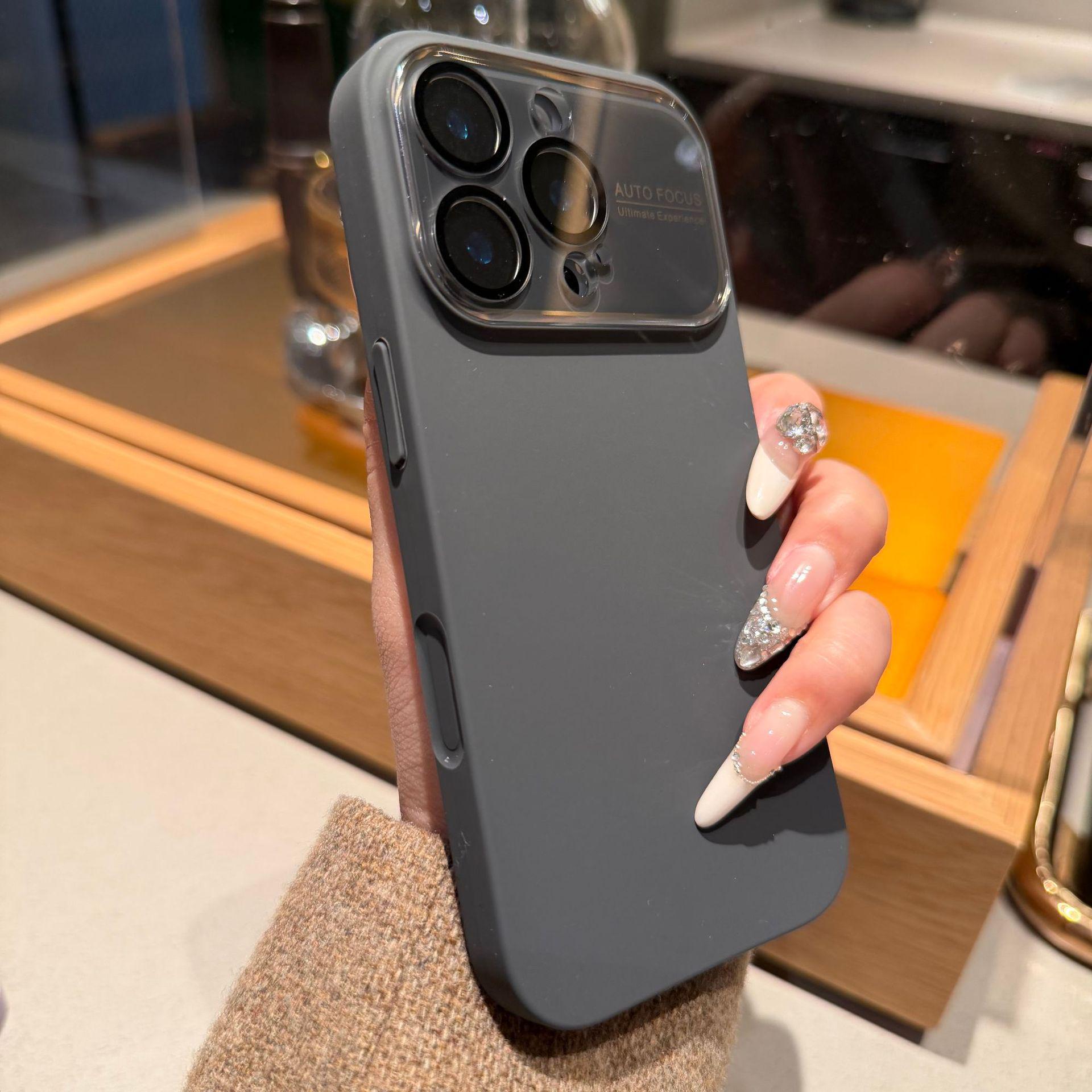 

Solid Color Liquid Silicone Phone Case for iPhone 17 Pro Max - Drop-proof, Full Coverage PU Protective Cover from Apple 16 iPhone 16 Pro