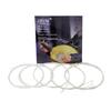 M MBAT Set da 10 Pezzi Corde per Oud di Tacchino Nylon Trasparente Rame Argentato Avvolto Corda per Liuto Arabo Accessori di Alta Qualità O100