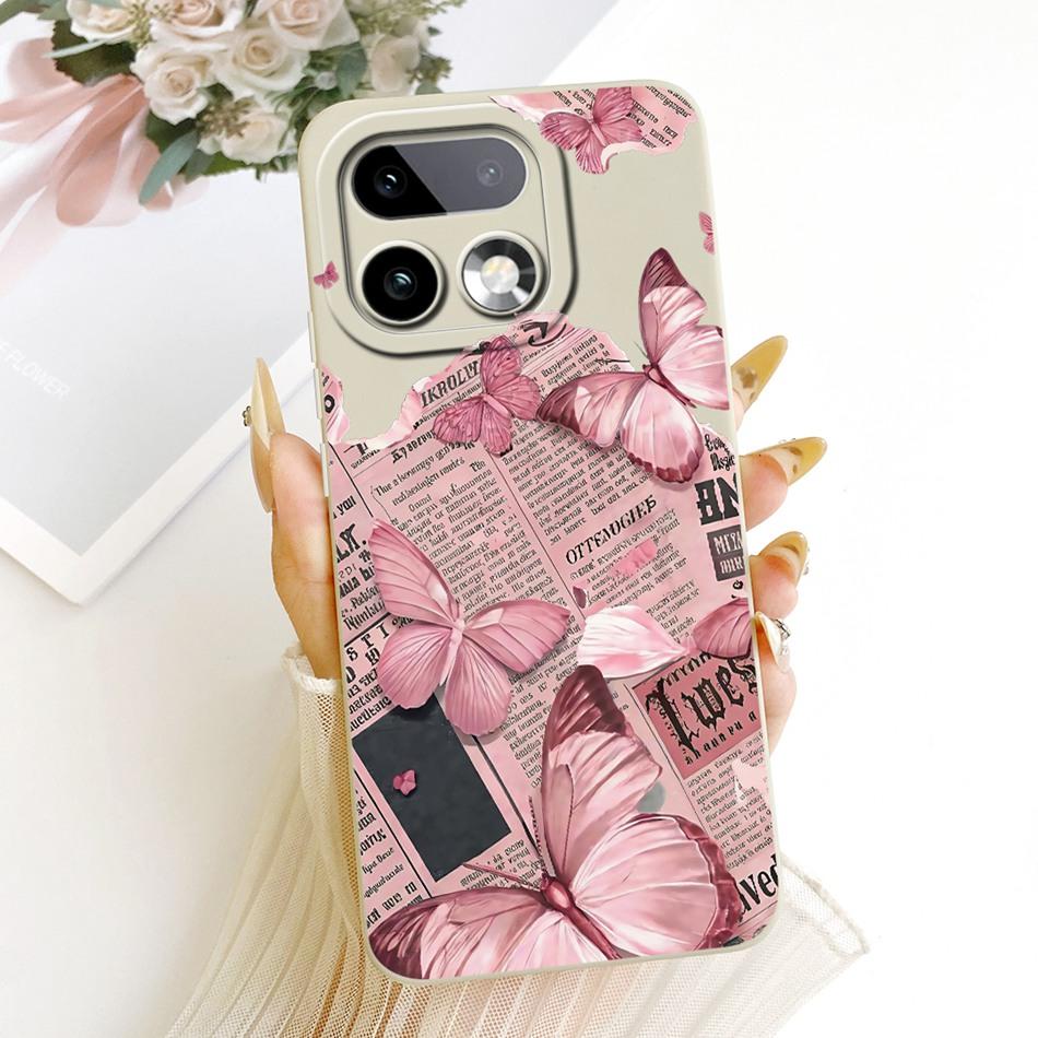 For Realme 16 Pro+ 16Pro Cute Cat Flower Cartoon Phone Case For Realme 16 Pro Plus 5G Soft Silicone Covers Bumpers