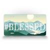 1PC Christian Mountain Outdoor Metal Sign Customizable Memorial Decor for Auto Wall