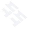 2 Pack Couch Wall Spacer Acrylic Clear Adjustable Sofa Stopper Furniture Wall Protector To Prevent Fire Safety From