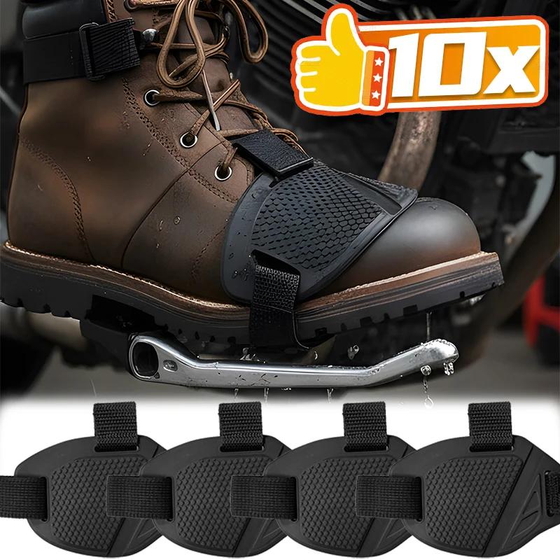 Cover Protector Universal Motorcycle Gear Shift Pad Waterproof Anti-Slip Shoe Men for Harley Honda Yamaha Riding Accessories