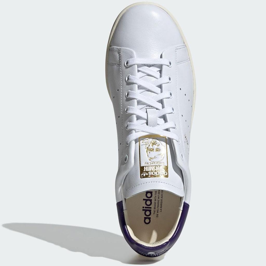 Adidas Stan Smith Lux Footwear Size Sneakers, White/College Purple/Cream White, ID1415, 28.5cm