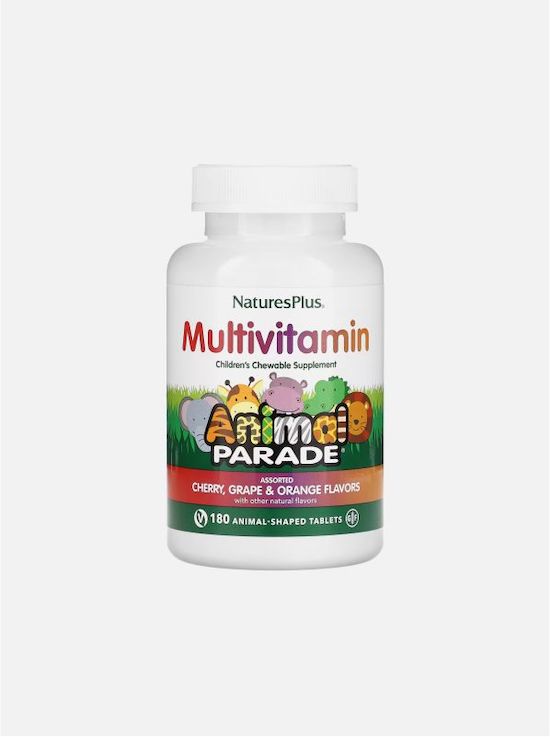 Nature's Plus Animal Parade, Children's Chewable Multi-Vitamin, Mineral, Assorted Flavors,