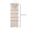 Macrame Bow Holder White for Decor Organizer Decorative Bohemian Ornament Hanging Hanger