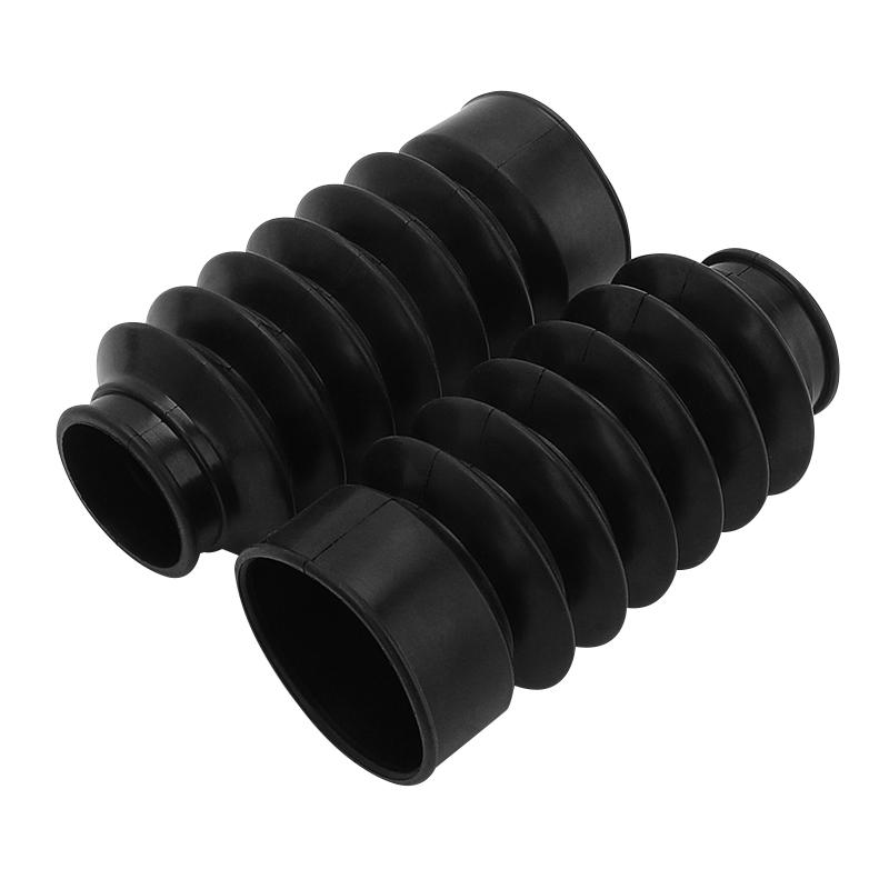 

Мотоцикл 47мм Защита передней вилки Чехол Протектор Гетры Гамаши Резиновые аксессуары Для Harley Sportster X48 FXST FXWG чёрный