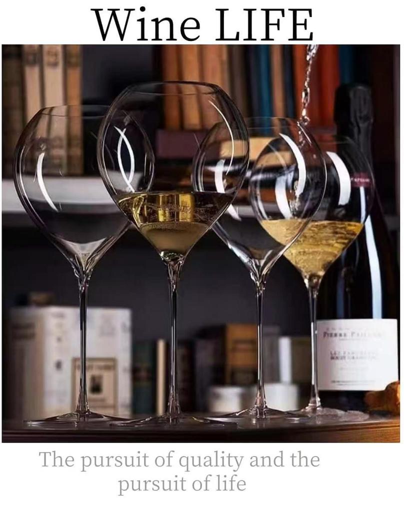 Ultra-Thin Transparent Crystal Wine & Champagne Glass