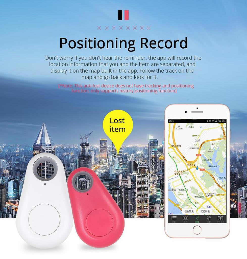 GPS Finder Car Tracker Wireless Bluetooth 5.0 Child Pets Wallet Key Finder GPS Locator Anti-lost Alarm With Retail Bag