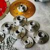 M10/M14/M16 Angle Grinder Flange Plate Metal Secure Clamping Grinder Disc Backing Plate Round Plate Cutting Disc Mounting