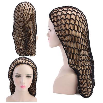 Gorro de pelo tejido de ganchillo a mano para mujer, gorro para dormir nocturno