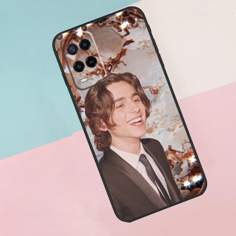 Timothee Chalamet Actor For Oppo A40 A60 A80 A18 A38 A58 A78 A98 A79 A16 A76 A96 A15 A74 A94 A54 A77 A17 Phone Case