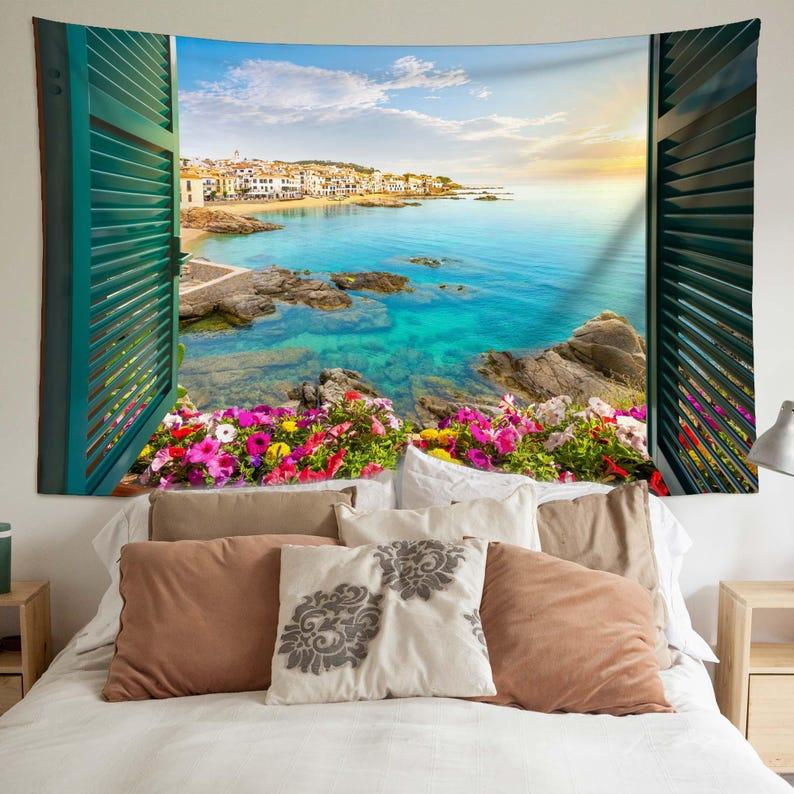 beach tapestry 75x100