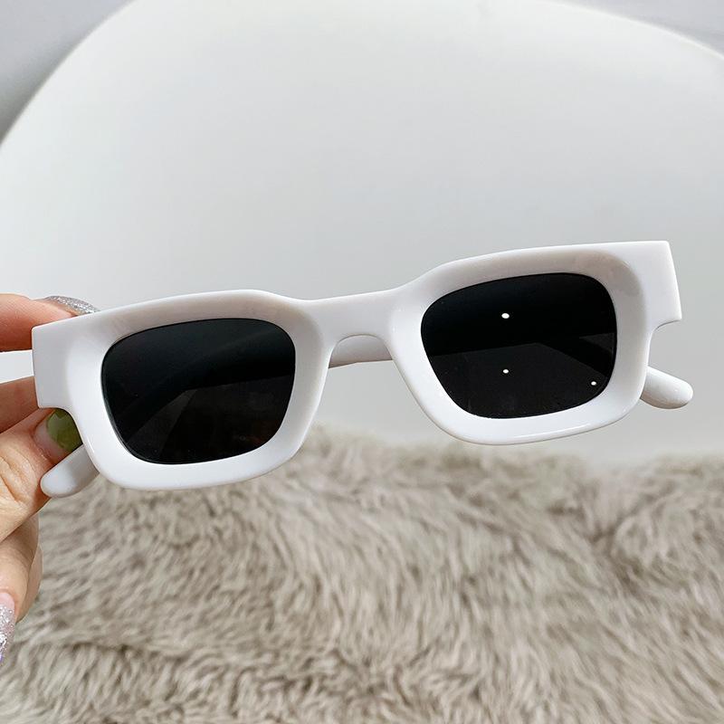 Square Concave Sunglasses Large Frame Retro Trend Sunglasses Women'S Sunshade Sunglasses