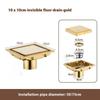 Anti-Odor Floor Drain Cover Recessed Shower Filter Invisible Drainage Covers  Bathroom Drains