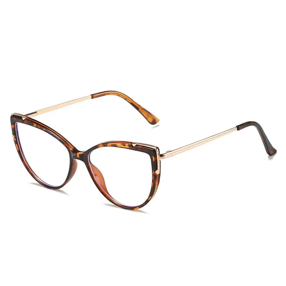 Vintage Cat Eye Anti-blue Ophthalmic Glasses for Women's Glasses Frame TR90 Computer Eyeglasses Female Perspective Glasses