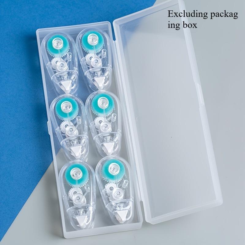 6/2/1pc Double-Sided Tape | Suitable for Scrapbooks and Home Decor, with Blue Transparent Plastic Dispenser for Precise Cutting