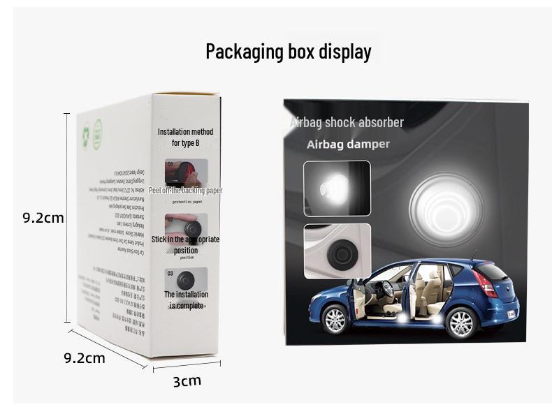 Car Door Shock Absorbing Silicone Pads - Anti-collision, Silent Closing (4-Piece Set)