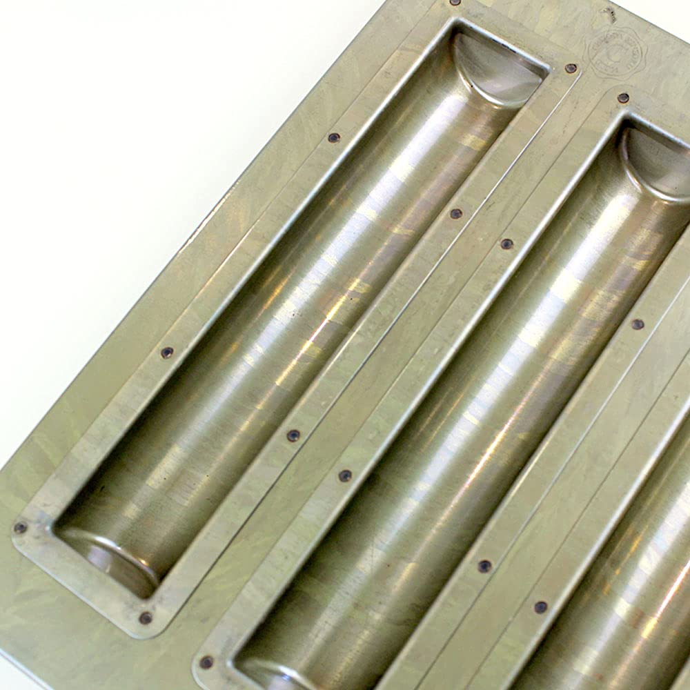 Mamapan Chiyoda Silicone-Coated S-Raft (Stick Financier) Mold, 6 pieces