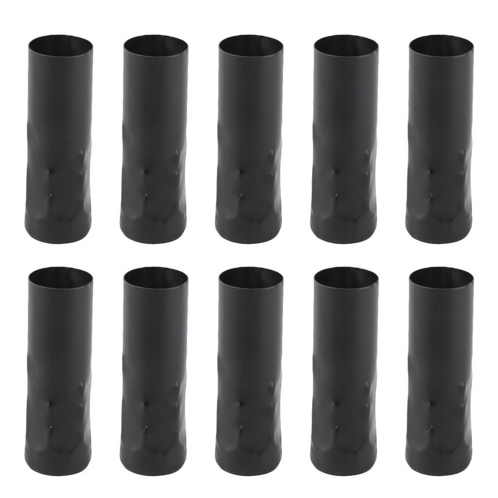 10Pcs E14 Metal Tube for Candle Lamp Holder Lamp Base Lighting Accessories 25x80mm