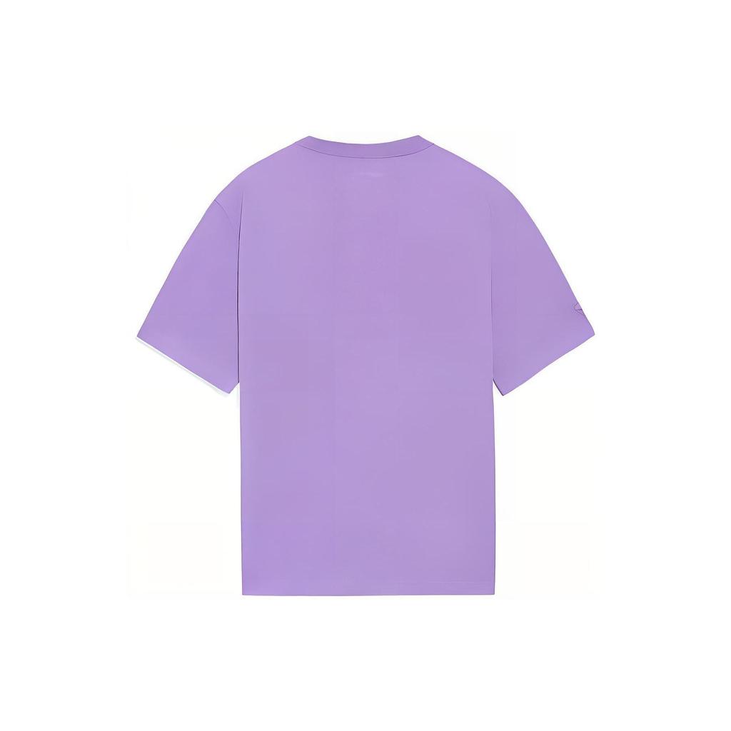 Li Ning Sports Fashion Collection T Shirt Unisex Purple AHSS881-2