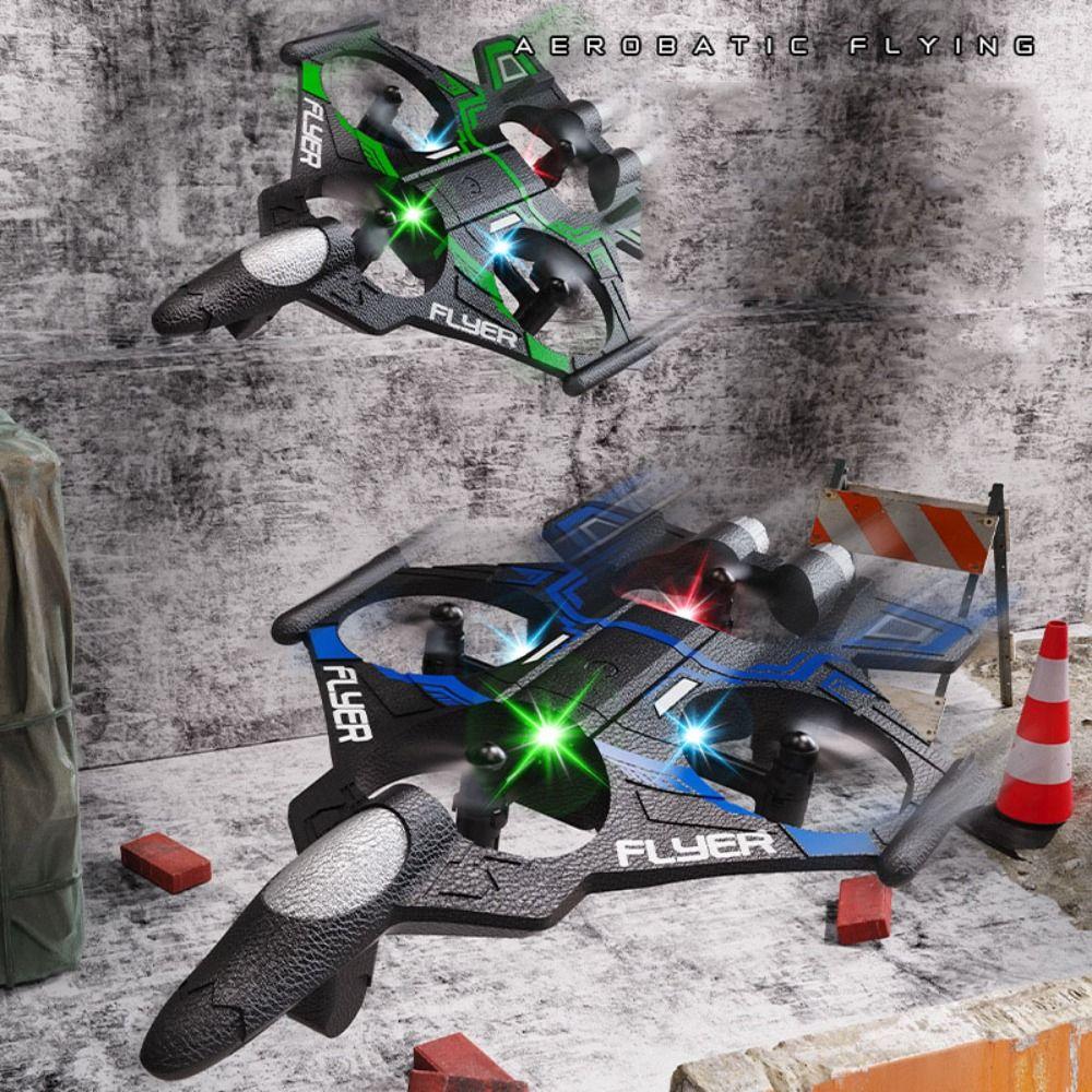 EPP Foam Four Motor Helicopter Toy Rechargeable RC Hobby Jet Plane  Kids Toddlers Children