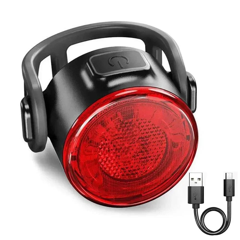 Bike Taillights Headlight USB Rechargeable Bicycle Safety Warning Light MTB LED Front Rear Lantern Cycling Lamp Set