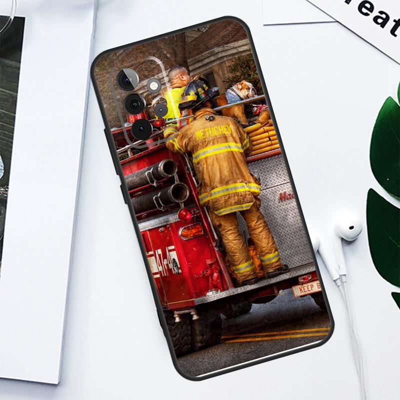 

Firefighter Fire Fireman For Samsung Galaxy A55 A54 A35 A15 A34 A14 A53 A33 A13 A05 A06 A16 A22 A32 A52 Phone Case Samsung A55