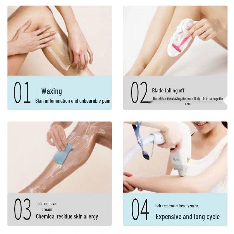 4-in-1 Electric Women's Epilator & Eyebrow Trimmer